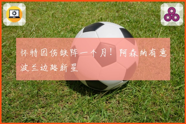 怀特因伤缺阵一个月！阿森纳有意波兰边路新星